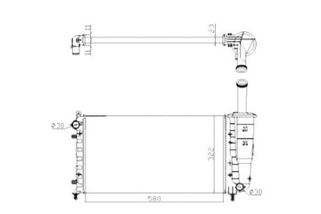 фото thumb №1, Nrf радіаторів fiat punto 1,2 99- nrf