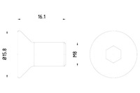 фото thumb №15, Kpl=2szt!!!! болт диск ham. mazda p./ t. 2/ 6/ 626/ cx-3/ cx-7/ mx-6/ rx