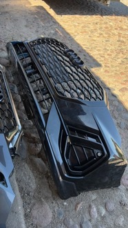 фото thumb №9, Audi q3 83a бампер перед передний s-line решётка sq3 хром