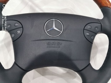 фото thumb №6, Mercedes e класс w210 рестайлинг g класс w461 руль кожа + дерево подушка безопасности