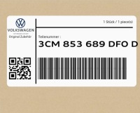 фото thumb №1, Надпис чорний/хром 3cm853689dfod vw atlas