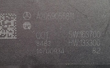 фото thumb №7, Панель света аварийных радио навигация mercedes w205