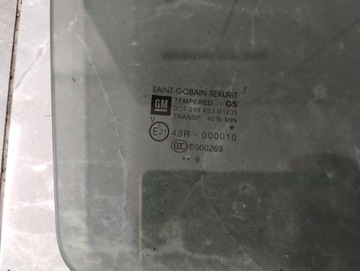 фото thumb №2, Стекло дверь правые зад задняя opel corsa d 5d 40%