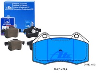 фото thumb №1, Ate13.0460-4805.2 комплект гальмівних колодок ham. перед renau