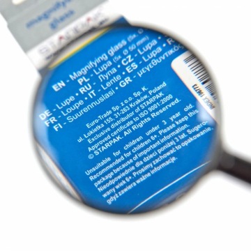 УВЕЛИЧИТЕЛЬНОЕ СТЕКЛО 5 X FI 50 мм УВЕЛИЧИТЕЛЬНОЕ СТЕКЛО ДЛЯ ЧТЕНИЯ УВЕЛИЧЕНИЕ