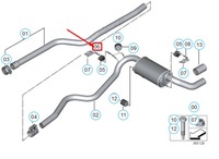 фото thumb №9, Bmw 3 f30 кронштейн глушителя заднего 18308570074