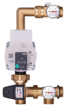 Распределитель теплого пола 8 + WILO PUMP + коробка для скрытого монтажа