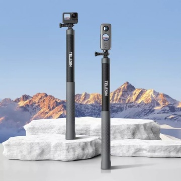 Держатель монопода для дайвинга Telesin 300 см для камер GoPro 12 11 10 9 DJI SJ