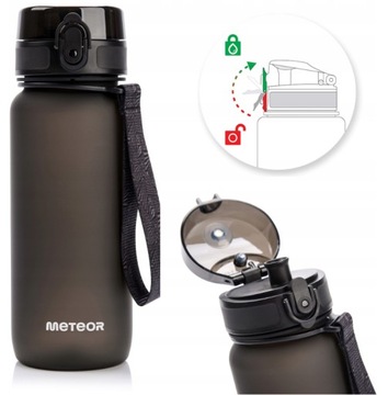 БУТЫЛКА METEOR SPORTS 650 мл, 23,5 см, ручка-индикатор воды из ТРИТАНА
