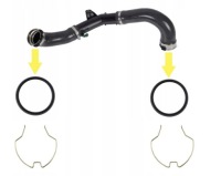 Уплотнители + клипсы набор ремонтный трубы turbo renault master 144600588r Цена, фото thumb