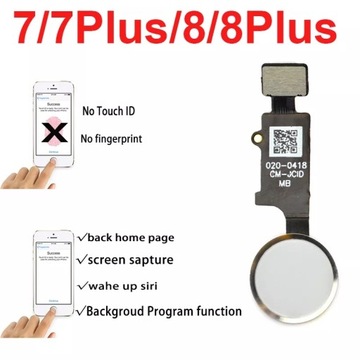 Разъем кнопки Home для iPhone 7/8 Plus SE2020 белого цвета
