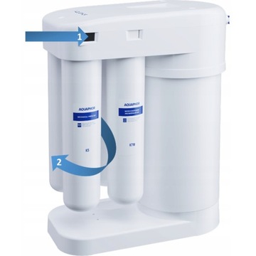 Filtr do wody odwrócona osmoza Aquaphor Morion RO-101S + Butelka i 2 wkłady