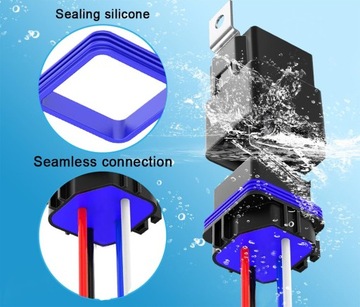 фото thumb №7, Джгут реле основа герметична гніздо 4 pin 24v 40a