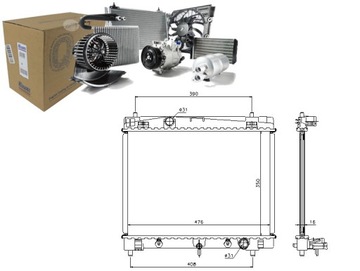 фото thumb №1, Nissens радиаторов двигателя 1640021300 130274 320164