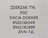 фото thumb №12, Новый оригинальный бампер задняя dacia dokker renault express , 4x pdc