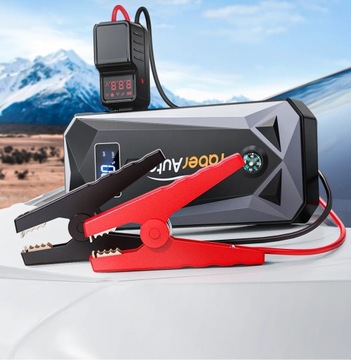 Мощный автомобильный стартер JUMP STARTER BOOSTER Powerbank 26800 мАч 4000 А