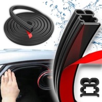 фото thumb №6, Прокладка do двері czarna samoprzylepna 14x15 mm 5 m