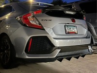 фото thumb №10, 4x спліттер накладка молдинг бампера заднього задня універсальні тюнінг блиск!