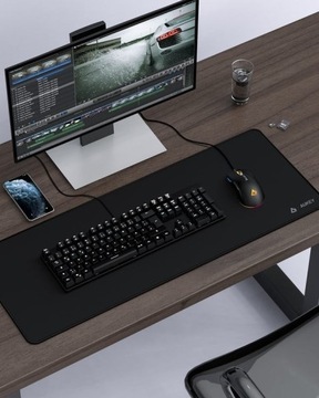 Коврик для мыши AUKEY XXL с клавиатурой 800x300x3