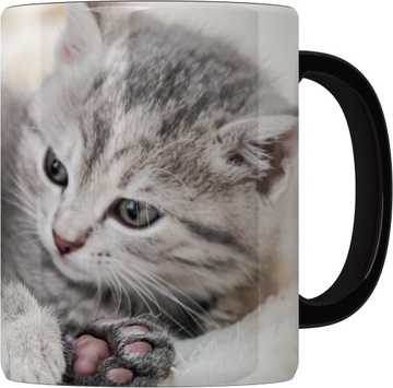КРУЖКА -КОТ- ДЛЯ ДЕВОЧКИ-КОТА, ВЕСЕЛЫЙ ПОДАРОК ​​- ВЫКРОЙКИ -