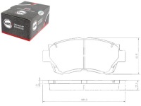 фото thumb №1, A.b.s. гальмівні колодки гальмівні lexus es 300 mcv10_. vcv1