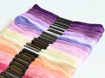 Мулине COLOR, набор 100 шт, 8м