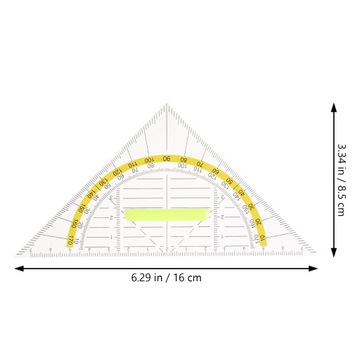 5 SZT. LINII GEOMETRII NARZĘDZI DO RYSOWANIA TRÓJKĄTA