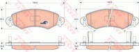 фото thumb №1, Trw тормозные колодки перед opel agila subaru justy iii ignis