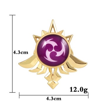 ПОДАРОЧНАЯ БРОШЬ GENSHIN IMPACT ELEMENTAL