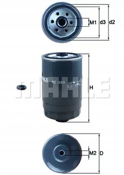 Топливный фильтр HYUNDAI GRAND SANTA F-, I30, I40,