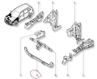Renault koleos 2 2 заводской кронштейн нижние радиатора балка перед оригинальный номер Доставка, фото thumb