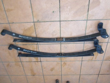 VW CADDY III IV ЗАДНЯЯ ПРУЖИНА ДВУХЛИСТОВАЯ КОРОТКАЯ 2K5511151AQ 2K5511151AN 135