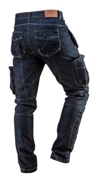 Рабочие брюки NEO JEANS, размер XL/54 DENIM, длина до талии.