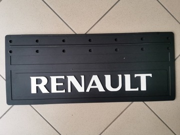 Брызговик, фартук, резиновый чехол, RENAULT 62х25, рельефный