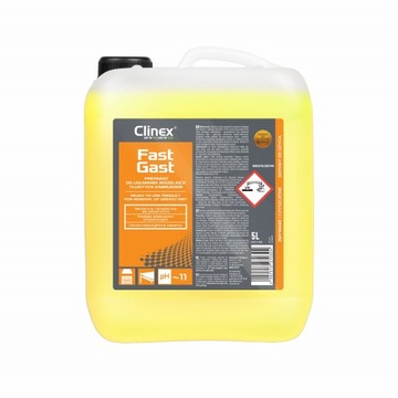 Clinex Fast Gast 5L для удаления жирных загрязнений.