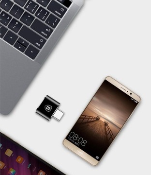 Адаптер USB-USB-C OTG — черный