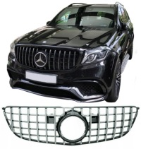 фото thumb №1, Решітка радіатора решітка радіатора mercedes gls x166 w166 panamericana amg хром новий bdb якість