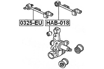 фото thumb №16, Стрижень задній поперечний верхній honda civic es1 2001