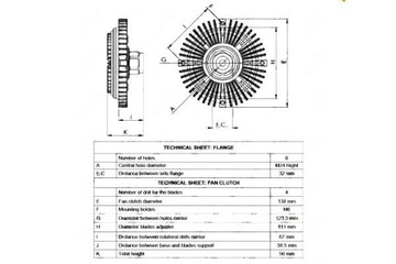 фото thumb №2, Сцепление вязкостный ford transit 2,5td 94- nrf