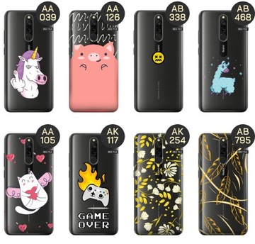 ETUI DO XIAOMI REDMI 8 WZORY BEZ TŁA NAKLEJKI STICKER OBUDOWA POKROWIEC