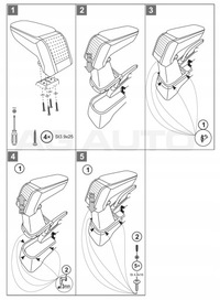 фото thumb №7, Подлокотник стандарт mazda 2, 2007-2014
