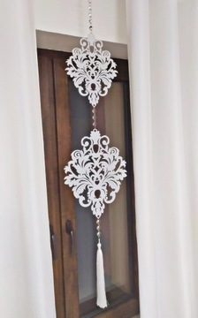Гирлянда, ажурное украшение, подвеска для штор, 120 см.