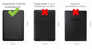 Чехол для Kindle Paperwhite 4, силиконовая задняя панель, 25 режимов
