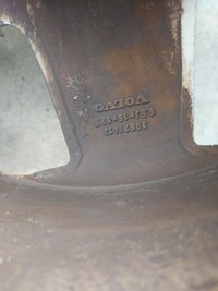 фото thumb №6, Легкосплавні диски 30671413 5x108 16 cali 6,5j et 52,5 volvo v50 2007 volvo