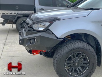 фото thumb №14, Бампер переднее стальной offroad hamer king isuzu d-max 2020-2024