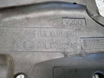 фото thumb №8, Кришка захист двигуна верхня 03l103925ad vw tiguan 5n golf vi 2.0tdi