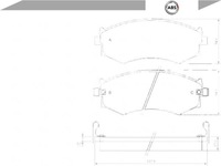 фото thumb №13, Гальмівні колодки гальмівний. nissan 240sx 89-91