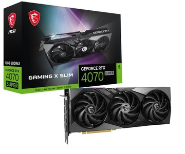 Видеокарта MSI GeForce RTX 4070 SUPER 12 ГБ GAMING X SLIM