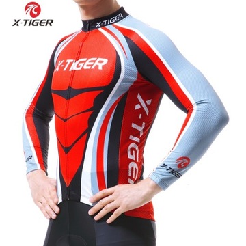 Bluza Do Jazdy Na Rowerze Z Odblaskami Męska Rozpinana Wiosenna Ciepła XL