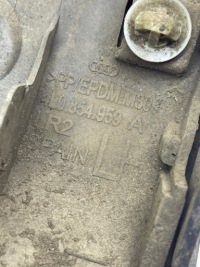 фото thumb №10, Audi q7 4l s-line молдинг крила нижня лівий перед колір: lz5q niebieski